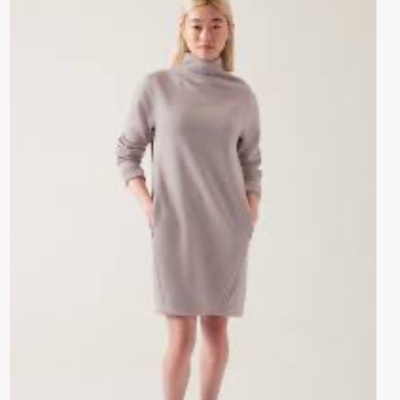 ATHLETA Cozy Karma Twist Neck Dress - Picture 8 of 9